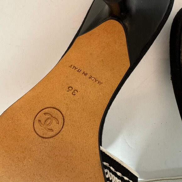 CHANEL Embroidered Slides - Picture 13 of 14